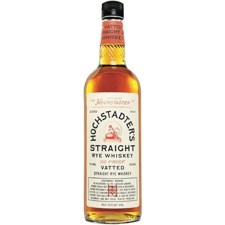 Hochstadter's Vatted Straight Rye Whiskey - De Wine Spot | DWS - Drams/Whiskey, Wines, Sake