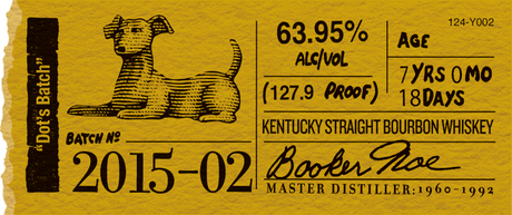 Bookers Small Batch Kentucky Straight Bourbon Whiskey 2015 Dot's Batch