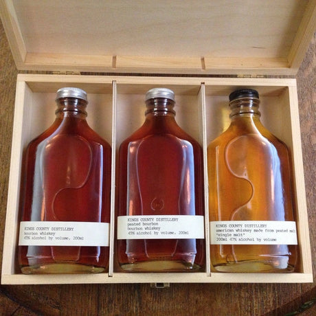 Kings County Distillery Whiskey Gift Set (Bourbon/Peated Bourbon/Single Malt) - De Wine Spot | DWS - Drams/Whiskey, Wines, Sake