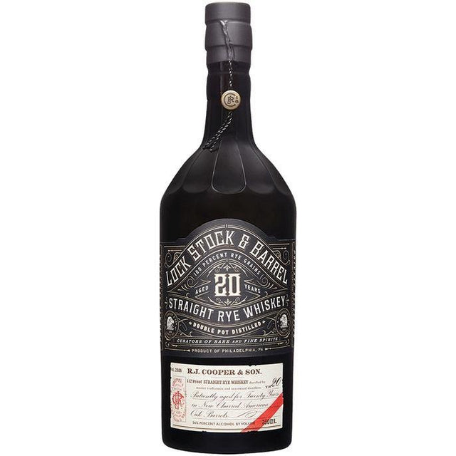 Lock Stock & Barrel 20 Year Straight Rye Whiskey 750ml