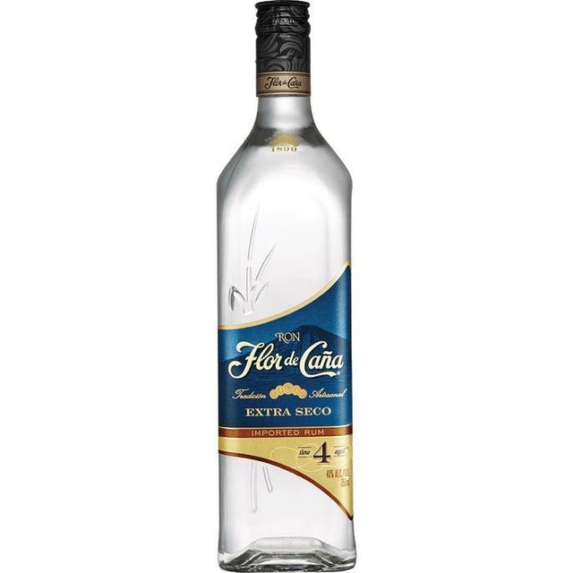 Flor de Cana 4 Year Old Extra Seco Rum 750ml