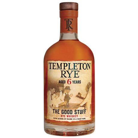Templeton 6 Years Rye Whiskey 750ml
