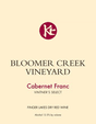 Bloomer Creek Vineyard Cabernet Franc - De Wine Spot | DWS - Drams/Whiskey, Wines, Sake