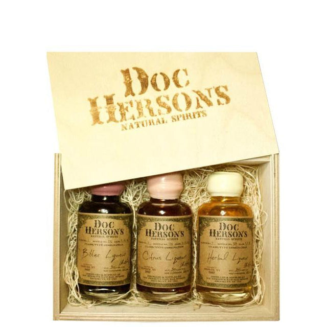 Doc Herson's Natural Spirits Liqueurs Box Set 100ml