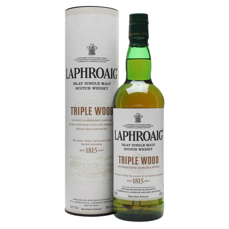 Laphroaig Triple Wood Islay Single Malt Scotch Whisky - De Wine Spot | DWS - Drams/Whiskey, Wines, Sake