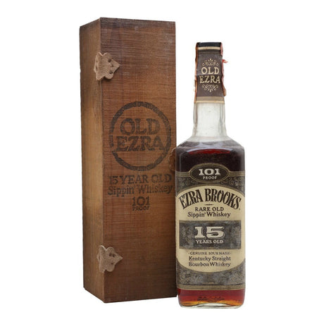 Ezra Brooks 15 Year Old Kentucky Straight Bourbon Whiskey - De Wine Spot | DWS - Drams/Whiskey, Wines, Sake