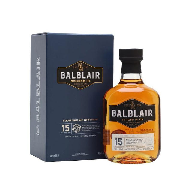 Balblair 15 Years Old Single Malt Scotch Whisky 750ml