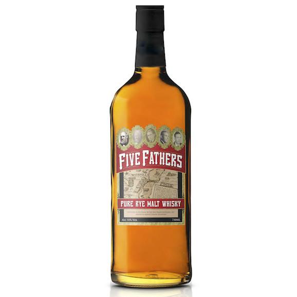 Old Pogue Five Fathers Pure Rye Malt Whiskey 750ml