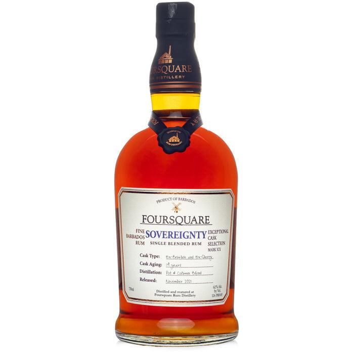 Foursquare Distillery 14 Years "Sovereignty" Single Blended Rum Exceptional Cask Selection Mark XIX - De Wine Spot | DWS - Drams/Whiskey, Wines, Sake