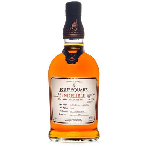 Foursquare Distillery Mark XVIII "Indelible" 11 Years Single Blended Rum - De Wine Spot | DWS - Drams/Whiskey, Wines, Sake