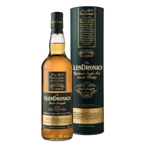 The GlenDronach Cask Strength Highland Single Malt Scotch Whiskey