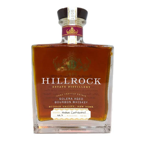 Hillrock Estate Distillery Solera Aged Barrel Proof Breaking Bourbon "Hudson Confidential" Pick | Free Shipping on orders $400+