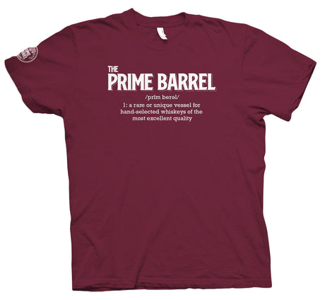 The Prime Barrel SoftStyle T-Shirt Maroon