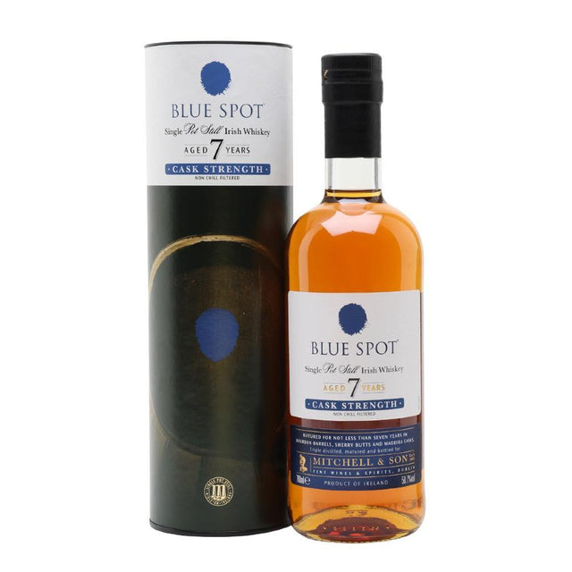 Blue Spot 7 Years Cask Strength Single Pot Still Irish Whiskey 750ml 118.2