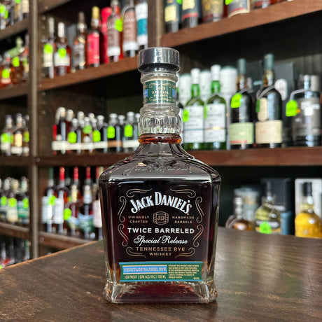 Jack Daniel's "Twice Barreled " Special Release Tennessee Heritage Barrel Rye Whiskey - De Wine Spot | DWS - Drams/Whiskey, Wines, Sake