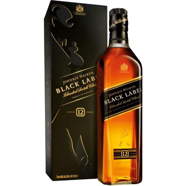 Buy Johnnie Walker 12 Year Black Label Gift Set 750mL Online | The Barrel  Tap