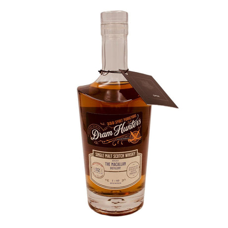 Macallan 32 Years Old Highland Single Malt Scotch Whisky bottled by Dram Hunters - De Wine Spot | DWS - Drams/Whiskey, Wines, Sake