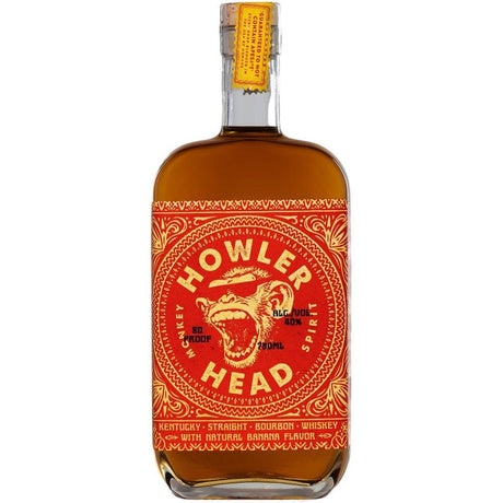 Howler Head Monkey Spirit Kentucky Straight Bourbon Whiskey with Natural Banana Flavor