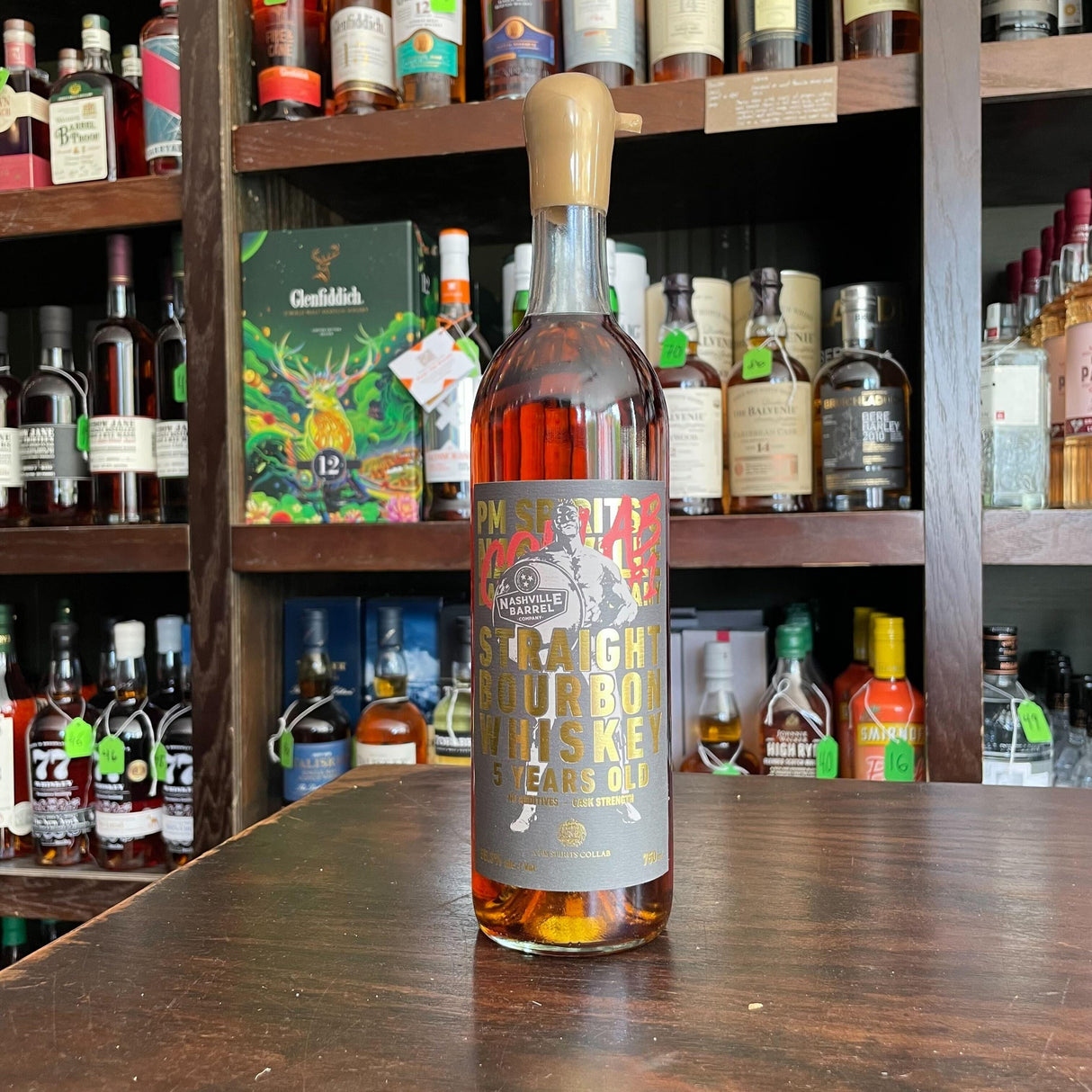 Nashville Barrel Company "PM Spirits Collaboration" 5 Years Straight Bourbon Whiskey