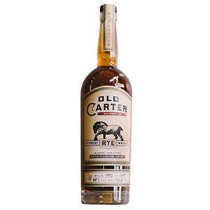 Old Carter Straight Rye Whiskey