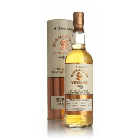 Strathmill Hogshead 16 yrs Highland 86 Proof Signatory Single Malt Scotch Whisky - De Wine Spot | DWS - Drams/Whiskey, Wines, Sake