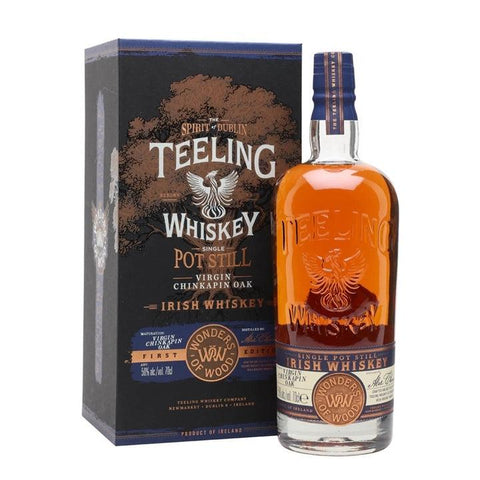 Teeling Whiskey Wonders Of Wood Series First Edition Single Pot Still Virgin Chinkapin Oak Irish Whiskey - De Wine Spot | DWS - Drams/Whiskey, Wines, Sake