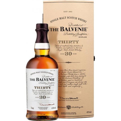 Balvenie 30 Year Single Malt Scotch Whisky - De Wine Spot | DWS - Drams/Whiskey, Wines, Sake