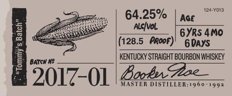 Bookers Small Batch Kentucky Straight Bourbon Whiskey 2017 Tommy's Batch