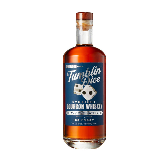 Deadwood Tumblin' Dice Heavy Rye Mashbill Straight Bourbon Whiskey 750ml