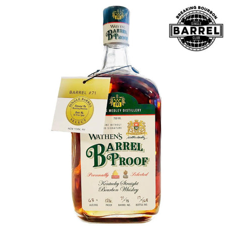 Wathen's Barrel Proof Breaking Bourbon "Sweet & Funky" Pick - De Wine Spot | DWS - Drams/Whiskey, Wines, Sake