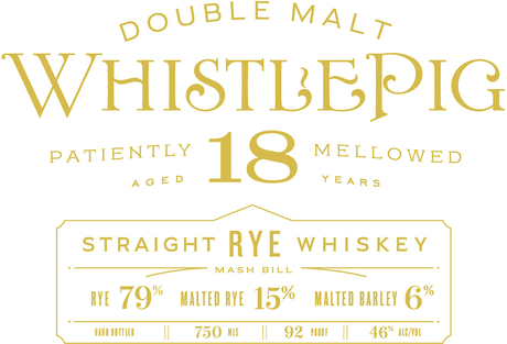 WhistlePig Double Malt 18 Year Old Straight Rye Whiskey | Free Shipping on orders $400+