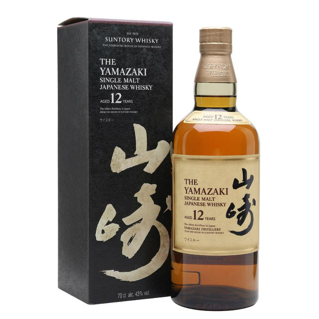 Suntory Yamazaki 12 Year Old Single Malt Japanese Whisky 750ml